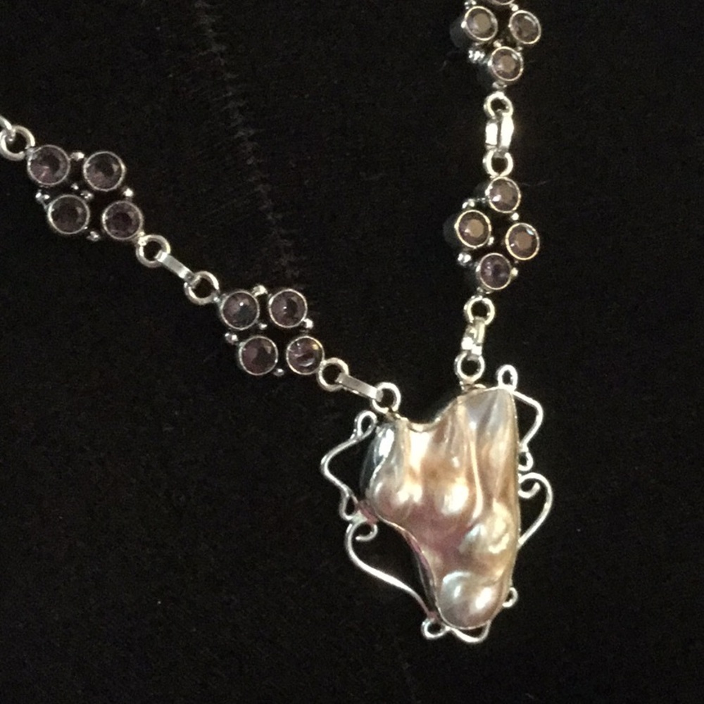 Stunning Genuine Baroque Pearl Necklace